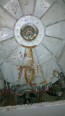 Фото износившегося суппорта в стиралке